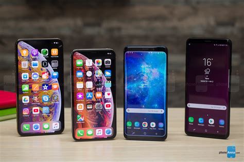 Compare Samsung Galaxy S9+ vs. Apple iPhone XS Max